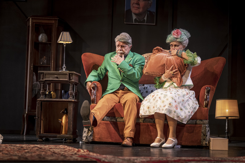 v.l.n.r.: Hans B. Goetzfried (Herr Goetzfried) und Marie-Louise von Gottberg (Frau von Gottberg). Foto: Dirk Rückschloß/Pixore Photography