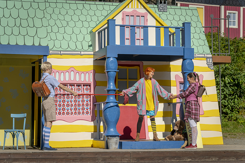 v.l.n.r.: Leopold Peter (Tommy), Martha Tham (Pippi Langstrumpf) und Annalena Oswald (Annika).</br>

Foto: Dirk Rückschloß/Pixore Photography
