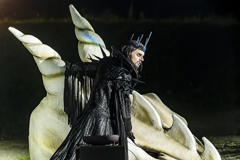 Christian Venzke (Tenebris, Schattenkönig).</br>

Foto: Dirk Rückschloß / Pixore Photography